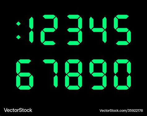 electronic font|digital clock font.